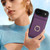 iPhone Air RFID Anti-theft Card Ring Holder Phone Case - Dark Purple