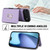 iPhone Air RFID Anti-theft Card Ring Holder Phone Case - Purple