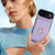 iPhone Air RFID Anti-theft Card Ring Holder Phone Case - Purple