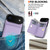 iPhone Air RFID Anti-theft Card Ring Holder Phone Case - Purple