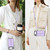 iPhone Air RFID Card Slot Phone Case with Long Lanyard - Purple