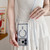 iPhone Air Rhinestone Clear Acrylic Electroplated Magnetic Phone Case with Neck Lanyard - Blue