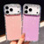 iPhone Air Rhinestone Dual-side IMD PC Hybrid TPU Phone Case - Glitter Light Purple