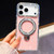 iPhone Air Rhinestone Glitter Kickstand Dual-side IMD Phone Case - Glitter Light Pink
