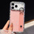 iPhone Air Rhinestone Glitter Wristband Holder Phone Case - Glitter Light Pink