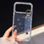 iPhone Air Rhinestone Glitter Wristband Holder Phone Case - Glitter Transparent