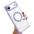 iPhone Air Right Angle Square Electroplated CD Pattern TPU MagSafe Phone Case - Light Purple
