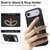 iPhone Air Ring Holder Card Bag Skin Feel Phone Case - Black