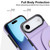 iPhone Air Ring Holder Card Bag Skin Feel Phone Case - Purple