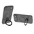 iPhone Air Ring Shield MagSafe TPU Phone Case with 360 Degree Rotating Holder - Black
