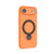 iPhone Air Ring Shield MagSafe TPU Phone Case with 360 Degree Rotating Holder - Orange