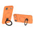 iPhone Air Ring Shield MagSafe TPU Phone Case with 360 Degree Rotating Holder - Orange