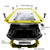 iPhone Air R-JUST Metal + Silicone + Tempered Glass Life Waterproof Phone Case with Holder - Yellow