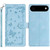 iPhone Air Secret Garden Butterfly Pattern Leather Phone Case - Blue