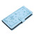 iPhone Air Secret Garden Butterfly Pattern Leather Phone Case - Blue