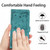 iPhone Air Secret Garden Butterfly Pattern Leather Phone Case - Green