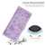 iPhone Air Secret Garden Butterfly Pattern Leather Phone Case - Purple