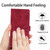 iPhone Air Secret Garden Butterfly Pattern Leather Phone Case - Red