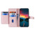 iPhone Air Sheep Texture Cross-body Zipper Wallet Leather Phone Case - Pink