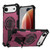 iPhone Air Shockproof Kickstand Metallic Shaft MagSafe Phone Case - Purple