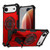 iPhone Air Shockproof Kickstand Metallic Shaft MagSafe Phone Case - Red