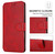 iPhone Air Shockproof PU + TPU Leather Phone Case - Red