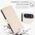 iPhone Air Side Buckle RFID Anti-theft Leather Phone Case - Apricot