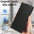 iPhone Air Side Buckle RFID Anti-theft Leather Phone Case - Black