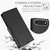 iPhone Air Side Buckle RFID Anti-theft Leather Phone Case - Black