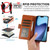 iPhone Air Side Buckle RFID Anti-theft Leather Phone Case - Brown