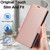 iPhone Air Side Buckle RFID Anti-theft Leather Phone Case - Rose Gold