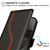 iPhone Air Side Buckle S Curve Leather Phone Case - Black