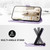 iPhone Air Side Buckle S Curve Leather Phone Case - Purple