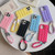 iPhone Air Simple Suction Cup Silicone Phone Case with Lanyard - Rose Red