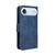iPhone Air Skin Feel Calf Texture Card Slots Leather Phone Case - Blue
