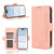 iPhone Air Skin Feel Calf Texture Card Slots Leather Phone Case - Pink