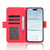 iPhone Air Skin Feel Calf Texture Card Slots Leather Phone Case - Red