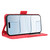 iPhone Air Skin Feel Calf Texture Card Slots Leather Phone Case - Red