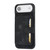 iPhone Air Skin Feel Dream RFID Anti-theft PU Card Bag Phone Case - Black