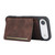 iPhone Air Skin Feel Dream RFID Anti-theft PU Card Bag Phone Case - Coffee