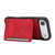 iPhone Air Skin Feel Dream RFID Anti-theft PU Card Bag Phone Case - Red