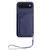 iPhone Air Skin Feel Four Card Slots Phone Case with Wrist Strap - Blue