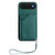 iPhone Air Skin Feel Four Card Slots Phone Case with Wrist Strap - Green