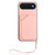 iPhone Air Skin Feel Four Card Slots Phone Case with Wrist Strap - Pink