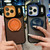 iPhone Air Skin Feel Frosted 360 Degree Rotation Magnetic Holder MagSafe Phone Case - Dark Blue