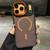 iPhone Air Skin Feel Frosted Metal Lens Holder MagSafe Magnetic Phone Case - Orange