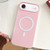iPhone Air Skin Feel MagSafe Magnetic PC Hybrid TPU Phone Case - Light Pink