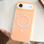 iPhone Air Skin Feel MagSafe Magnetic PC Hybrid TPU Phone Case - Orange