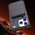iPhone Air Skin Feel PC Hybrid TPU Horizontal Hidden Mirror Card Bag Phone Case - Black