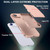 iPhone Air Skin Feel PC Hybrid TPU Horizontal Hidden Mirror Card Bag Phone Case - Rose Gold